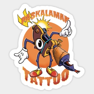 paskalamak coil tattoo Sticker